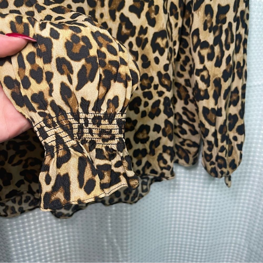 H&M Cheetah Blouse - Picture 6 of 6